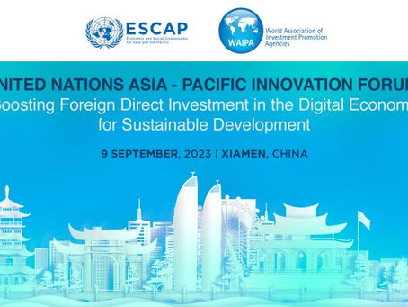 Digital FDI: United Nations APAC Innovation Forum, 9th Sept, Xiamen