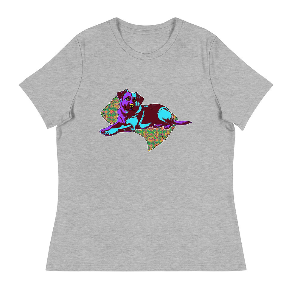 Thumbnail: Florescent Dog Women's T-Shirt KCAN007