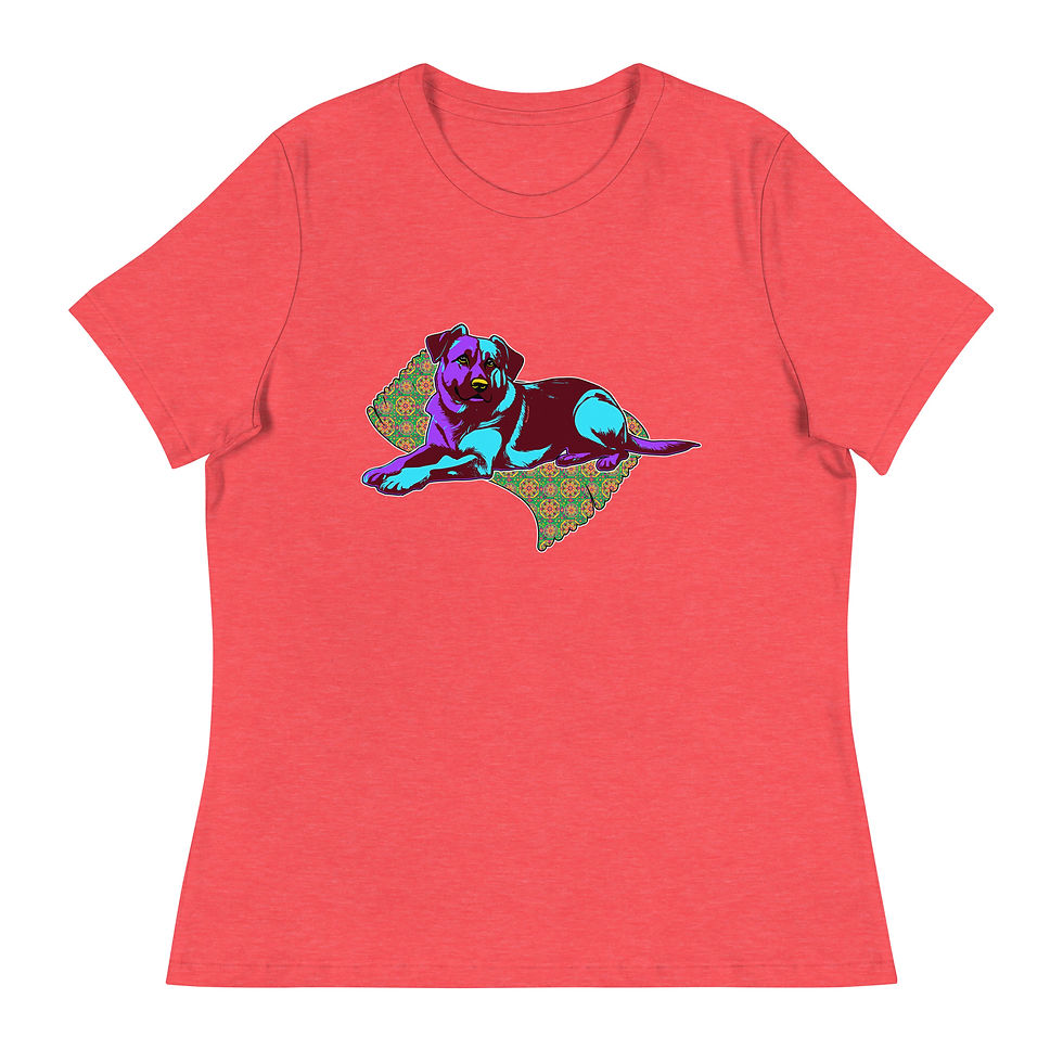 Thumbnail: Florescent Dog Women's T-Shirt KCAN007
