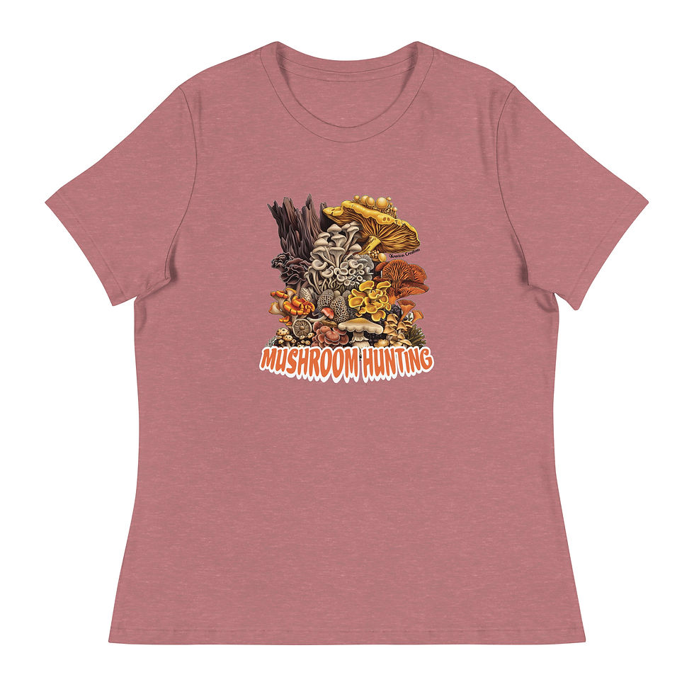 Thumbnail: Wild Mushrooms Women's T-Shirt KCMU002
