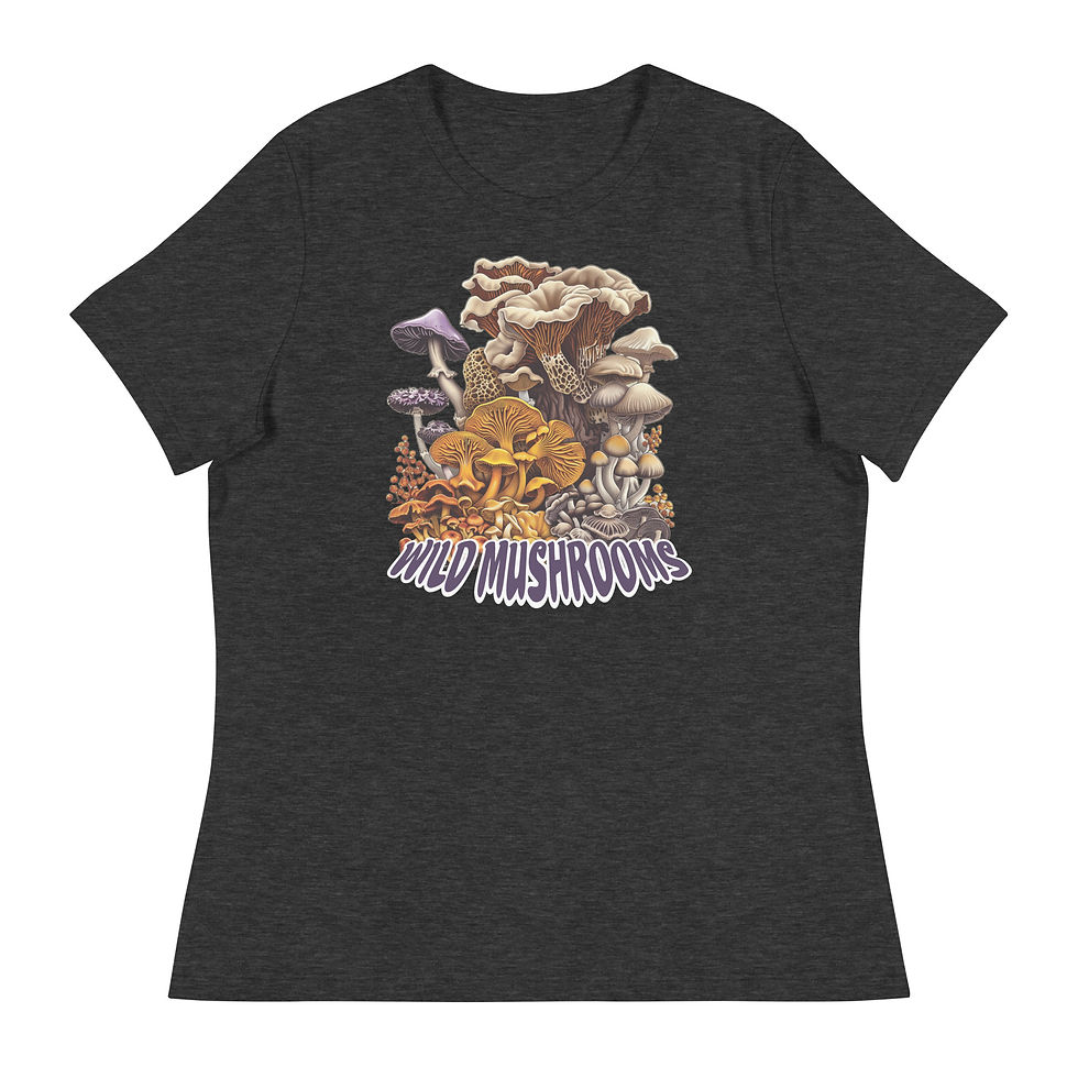 Thumbnail: Wild Mushrooms Women's T-Shirt KCMU003