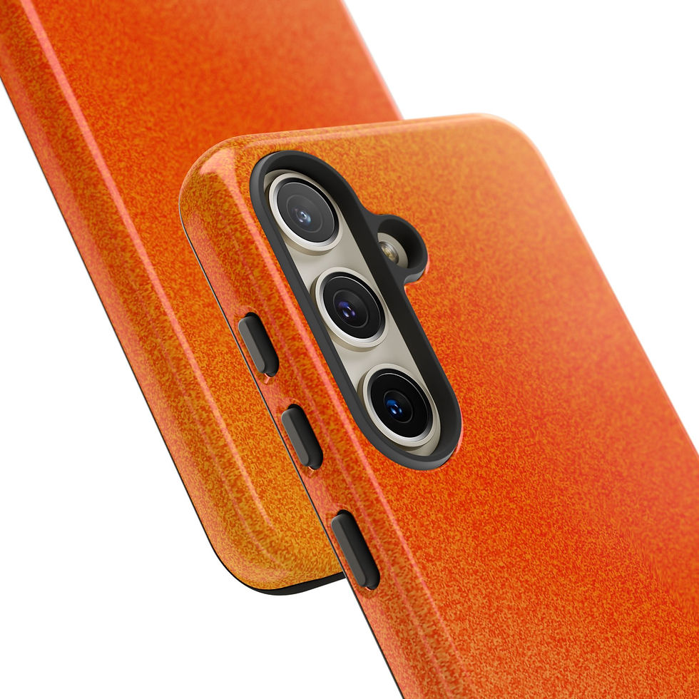 Thumbnail: Orange Gradient Tough Phone Case — Shockproof Protective iPhone Cover