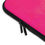 Thumbnail: Neon Geometry Laptop Sleeve — Pink Abstract Protective Case