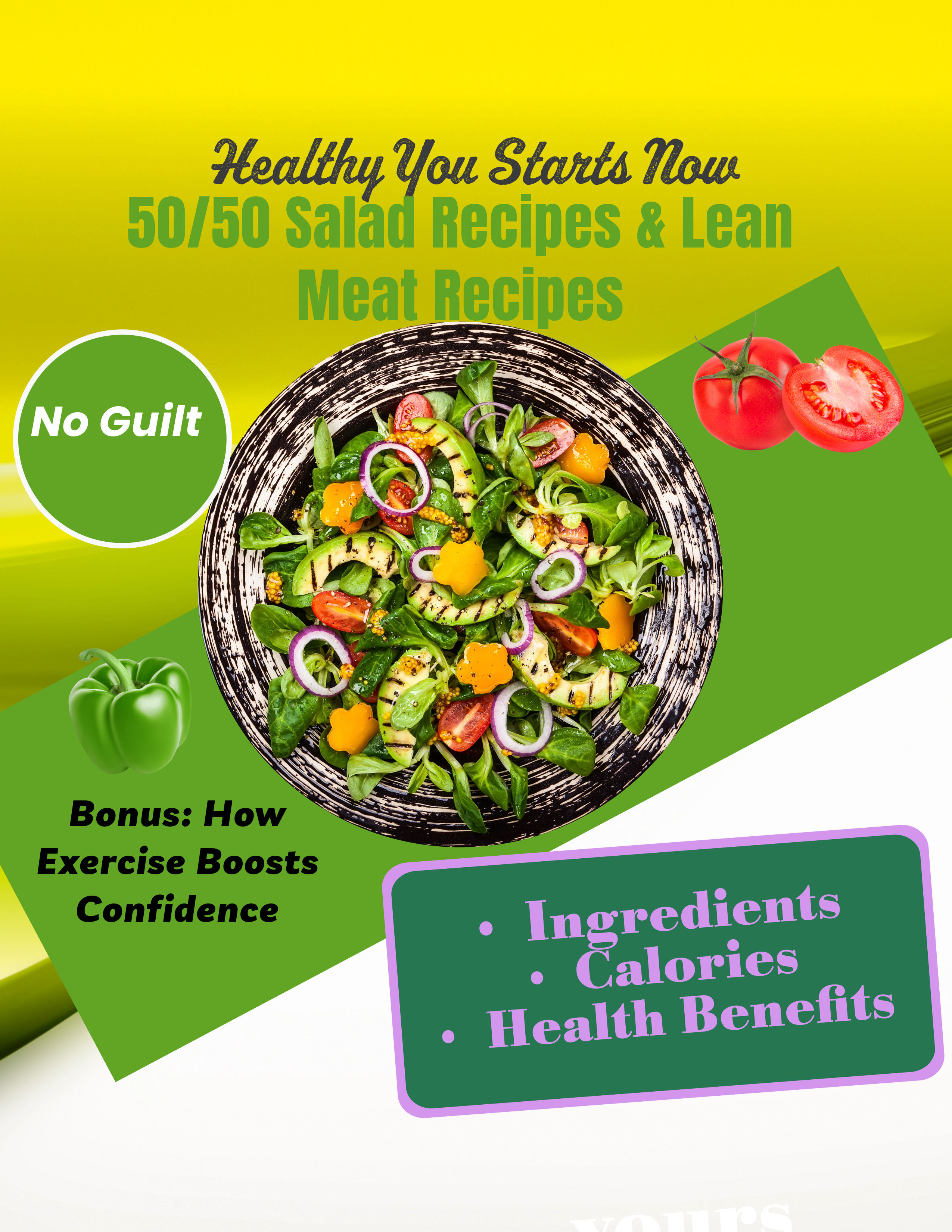 50/50 Salad Recipes &  Lean Meat Recipes
