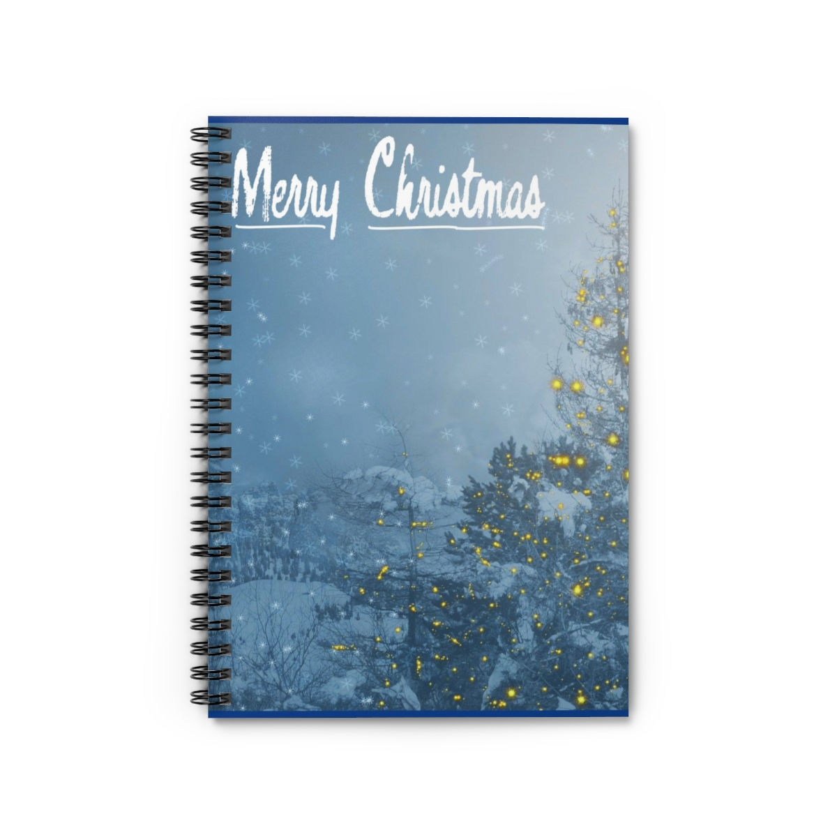 Merry Christmas Spiral Notebook - Ruled Line
