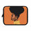 Thumbnail: Afro Puff Profile Laptop Sleeve — Bold Orange Retro Portrait Protective Sleeve