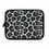 Thumbnail: Black & White Leopard Laptop Sleeve — Chic Animal Print Protective Case
