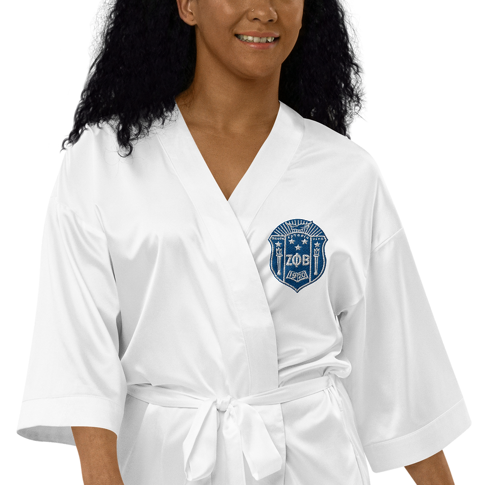 Thumbnail: ZPB Traditional Satin robe