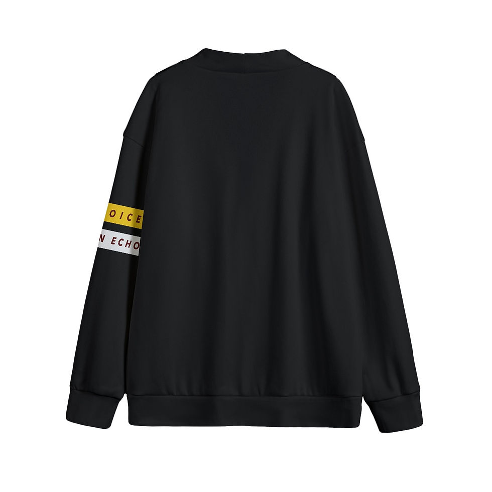 Thumbnail: McD35 V-neck Knitted Fleece Cardigan With Button Closure