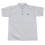 Thumbnail: PBS Embroidered Dove White/Gray Polo Shirt