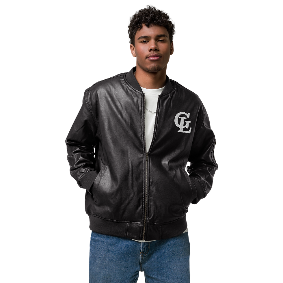 Thumbnail: Greg Legend Foundation Leather Bomber Jacket