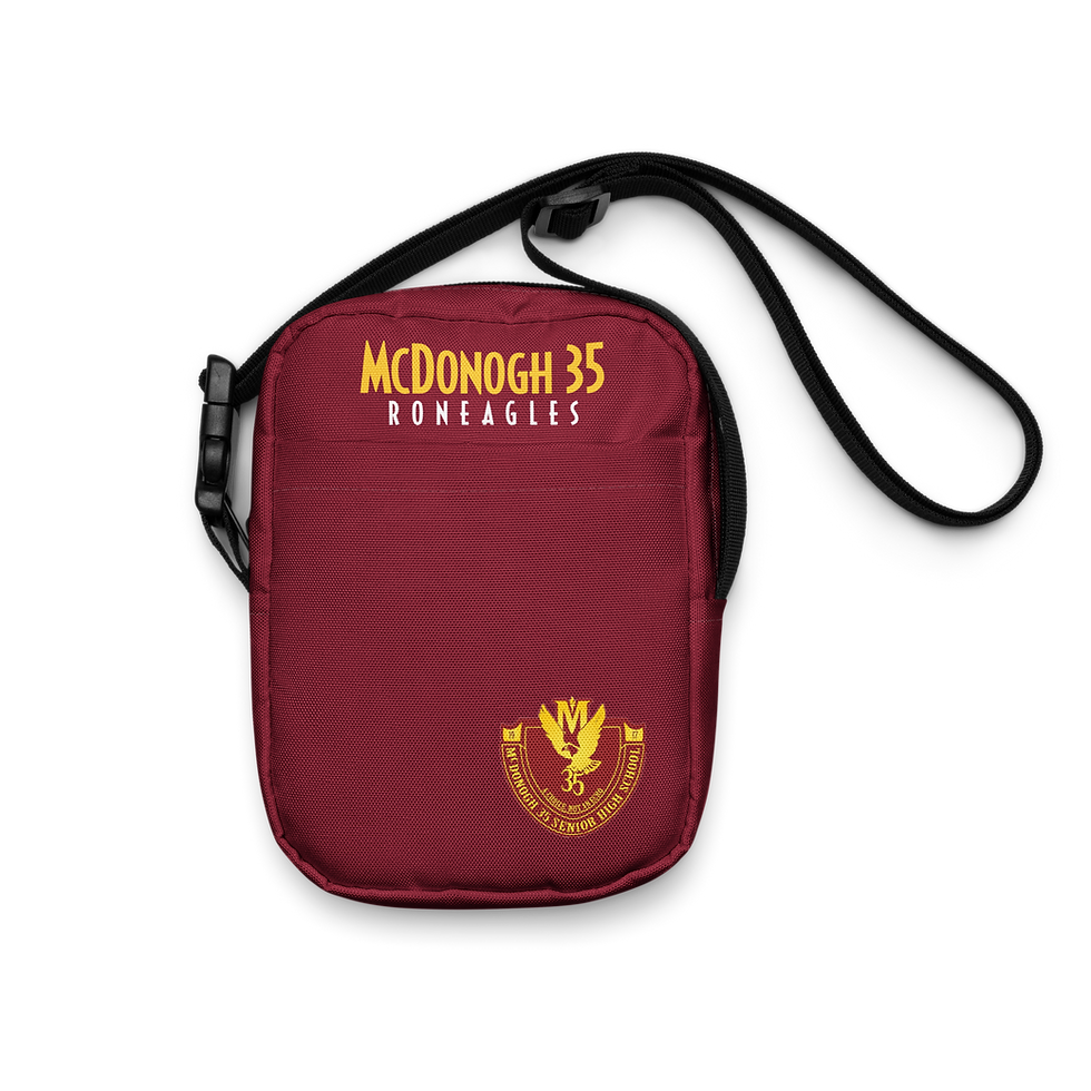 Thumbnail: McD35 MAROON Utility crossbody bag
