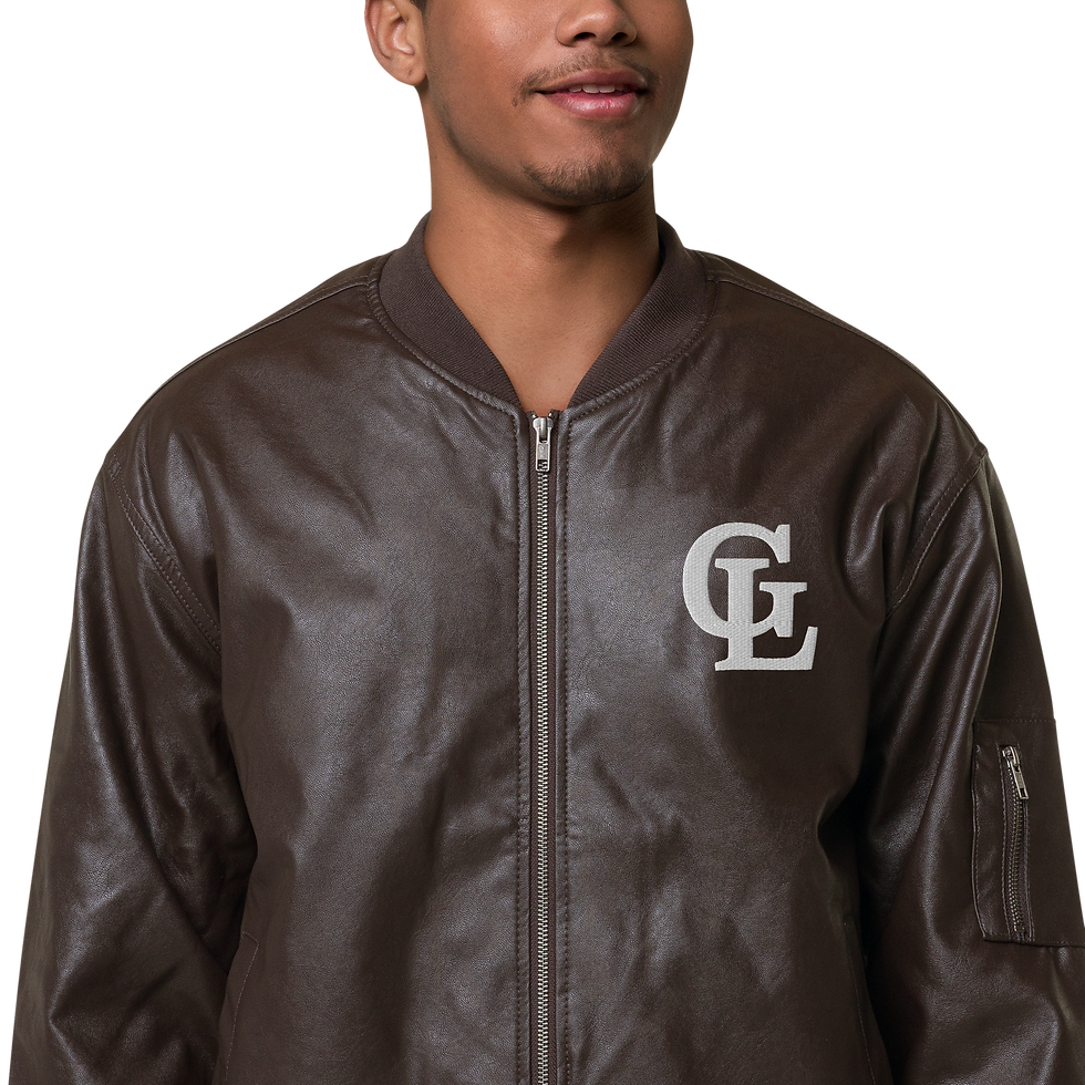 Thumbnail: Greg Legend Foundation Leather Bomber Jacket