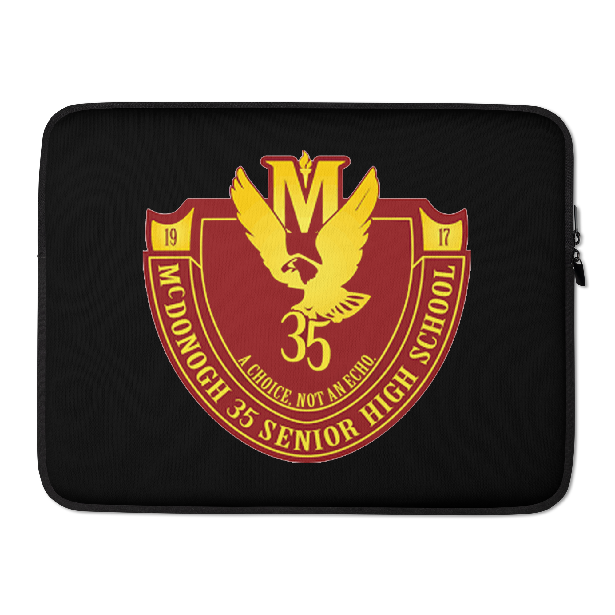 McD35 Black Laptop Sleeve