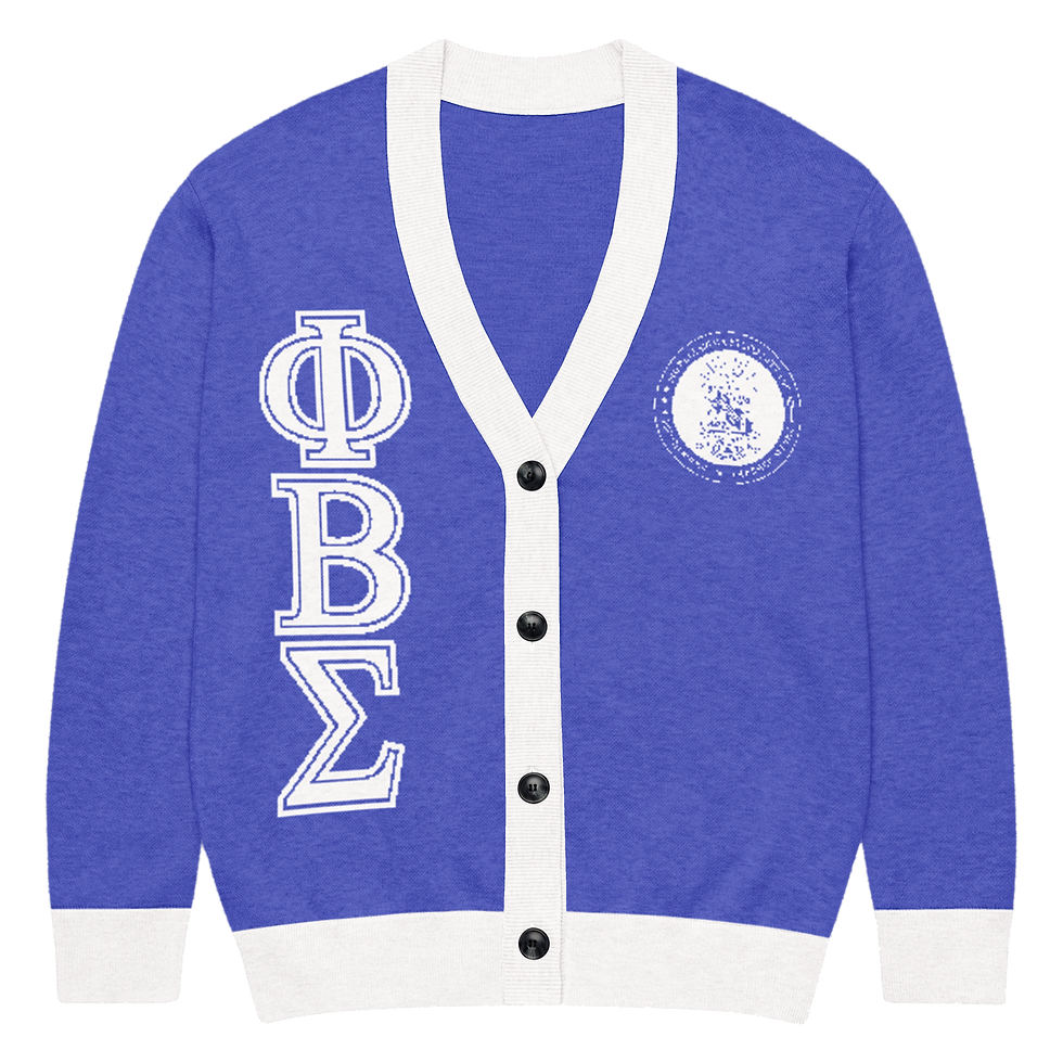 Thumbnail: PBS Royal Letters Knitted cardigan