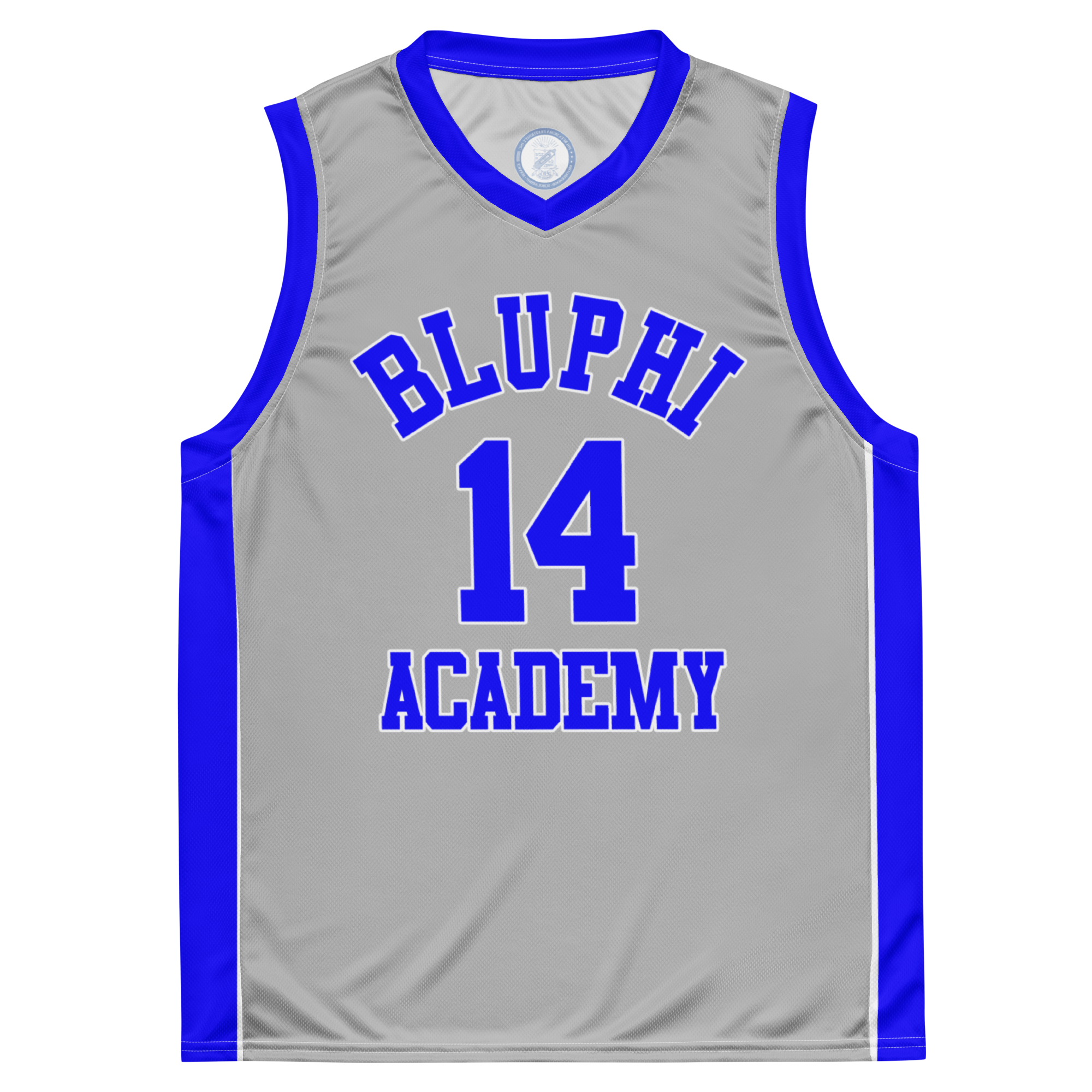 PBS BLU PHI Academy Platinum basketball jersey