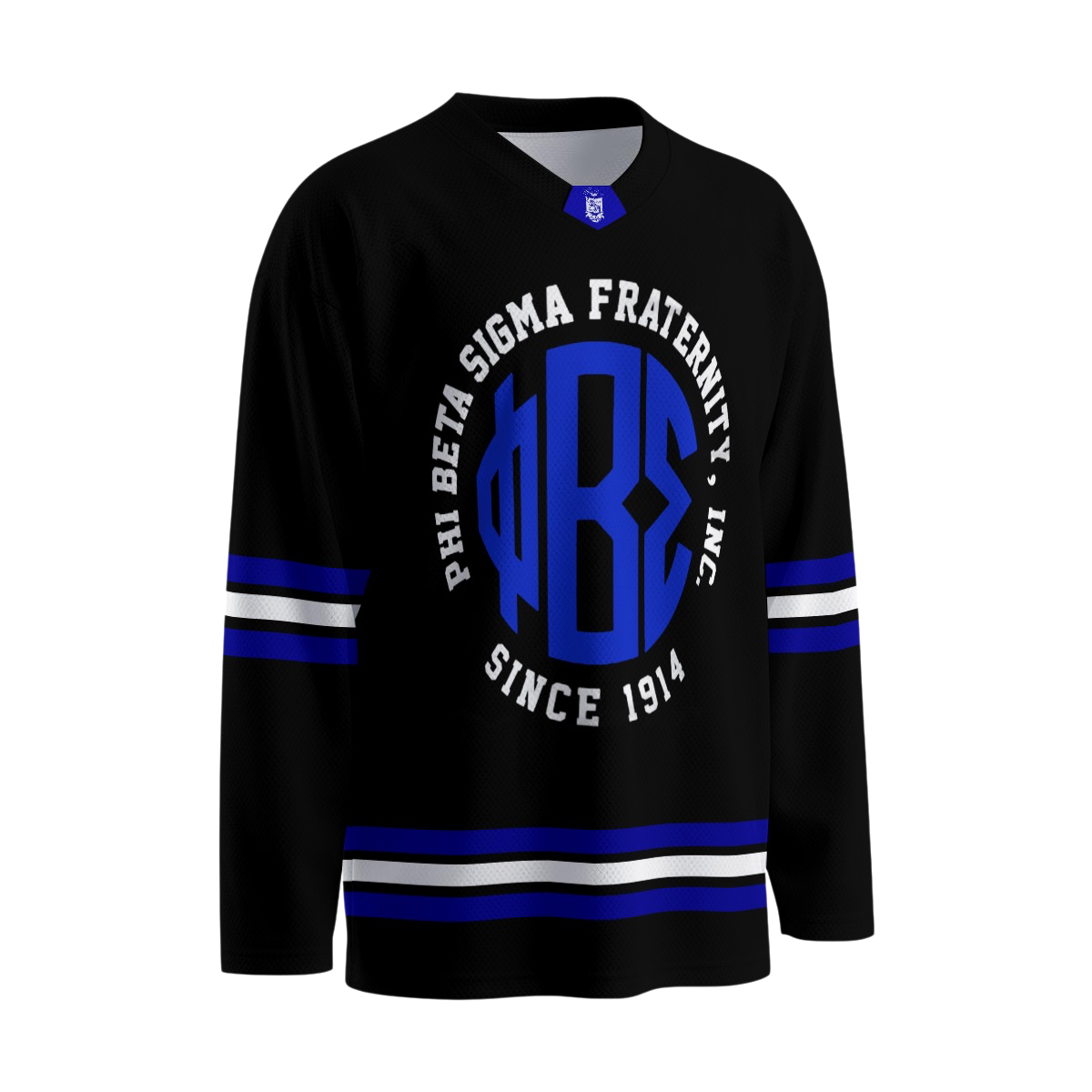 PBS BLACKMAB Small Collar Hockey Jersey