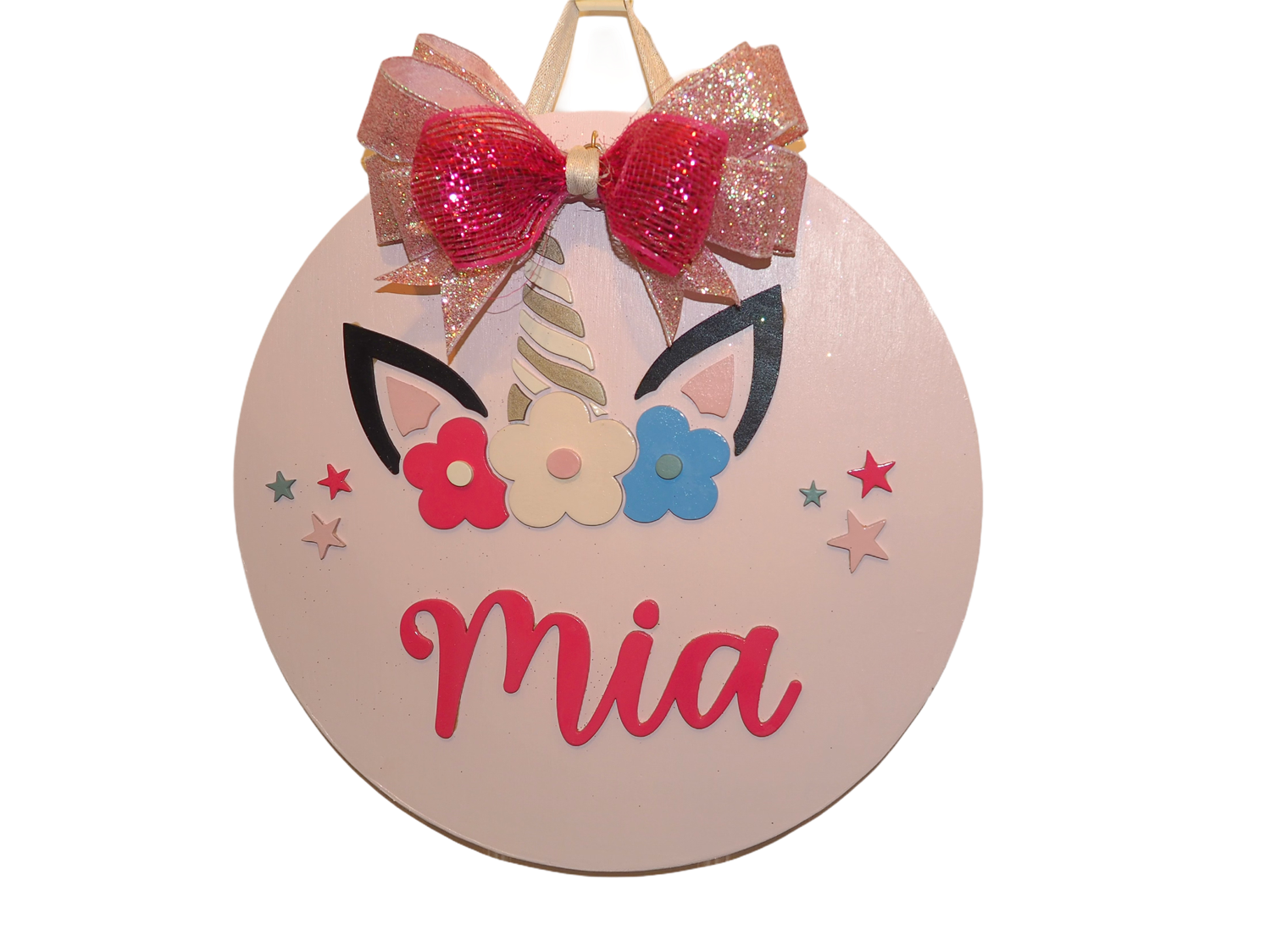 Unicorn Kids Room Door Hanger