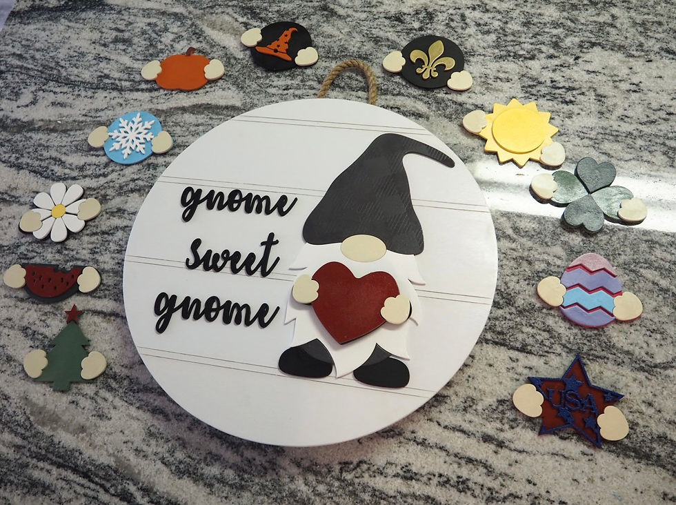 Thumbnail: Standing - Interchangeable - Gnome Sweet Gnome