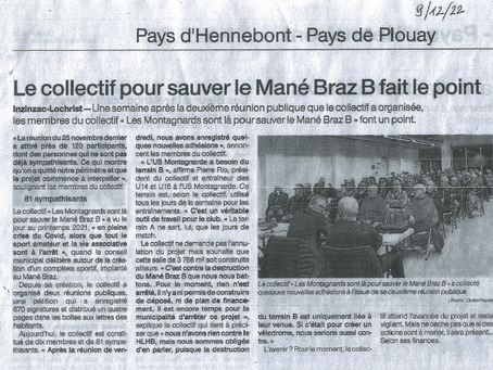 Le collectif pour sauver le Mané Braz B fait le point