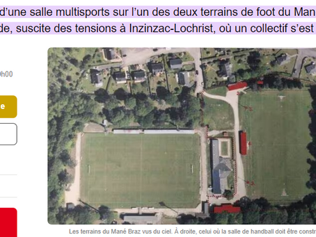 A Lochrist, la future salle de sport divise (Page départementale des sports)