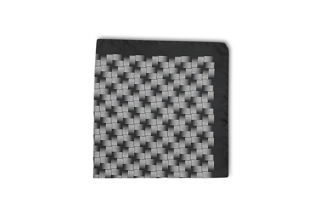 Gibson silk printed pocket hank