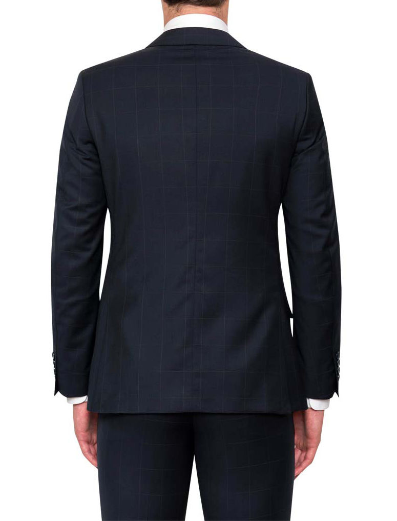 Thumbnail: Cambridge Morse Navy check suit
