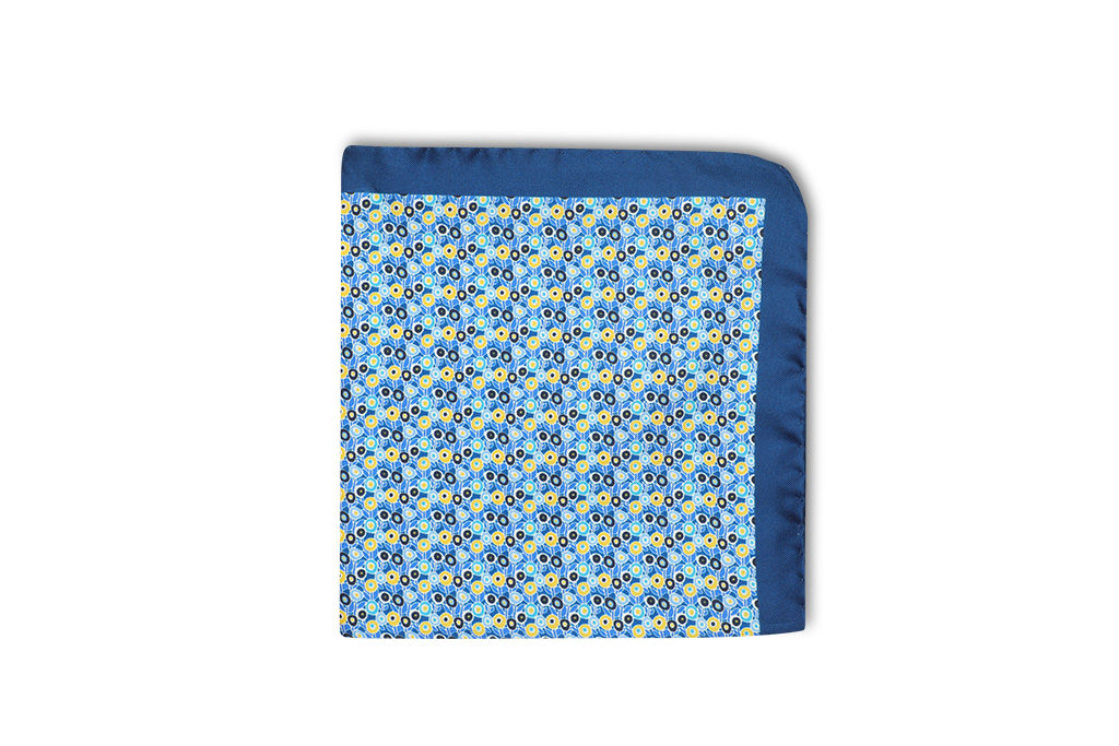 Gibson silk printed pocket hank