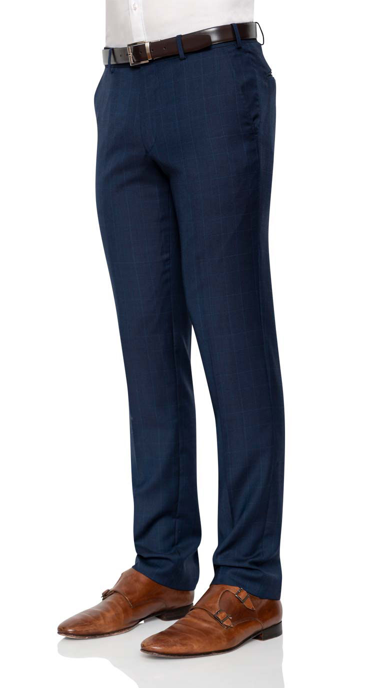 Thumbnail: Cambridge Morse Navy check suit