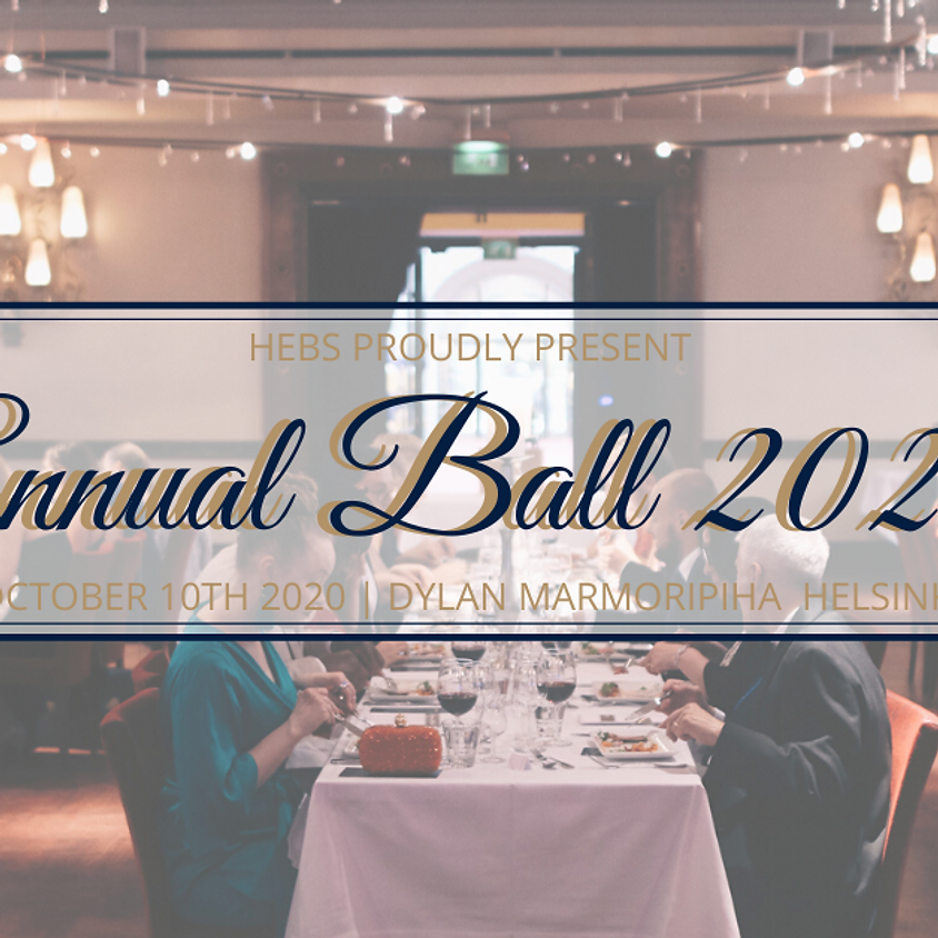 Annual Ball 10.10.2020 / CANCELLED