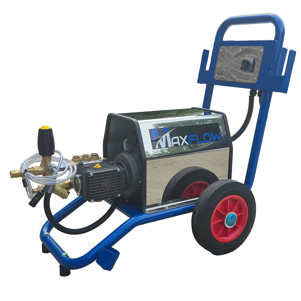 Maxflow C22 Electric Pressure Washer 230V 11LPM 120 Bar Side View