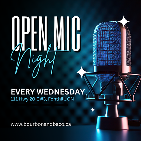 open mic wednesdays fonthill