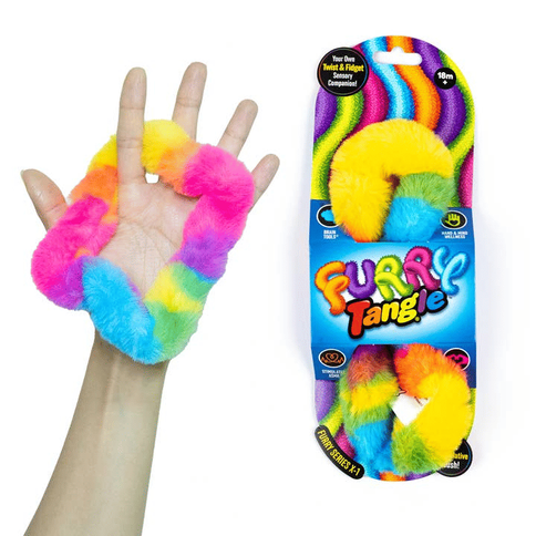 Tangle Furry Plush Sensory Fidget Toy Assorted