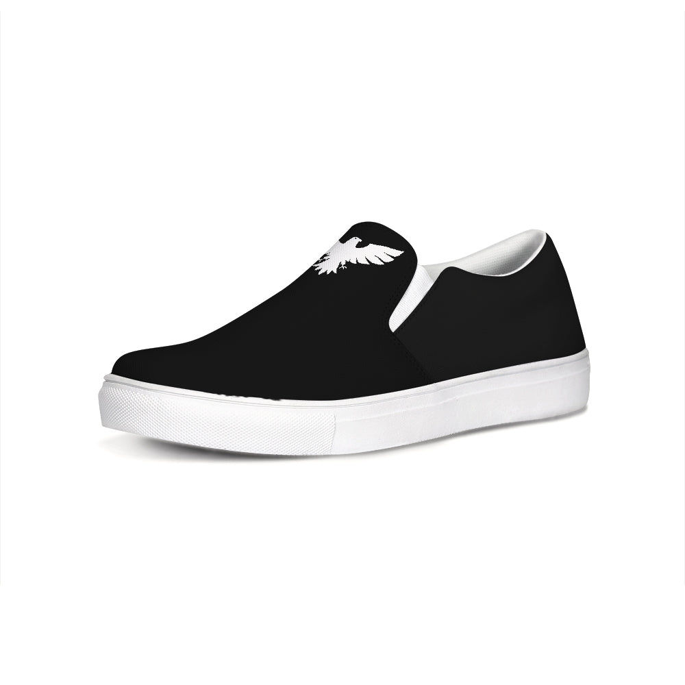 Men's Black Lifestyler Canvas Slip-On Casual Shoe