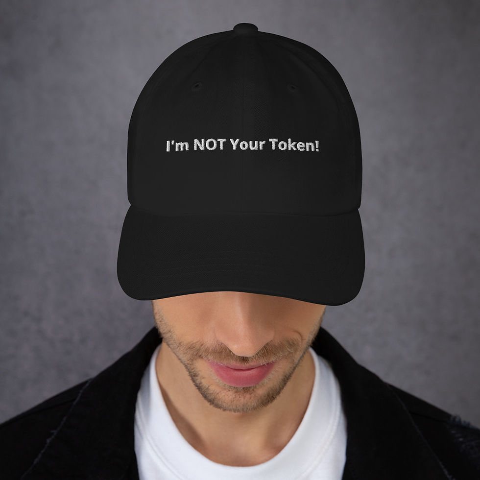 Thumbnail: Baseball Hat - I'm NOT Your Token!