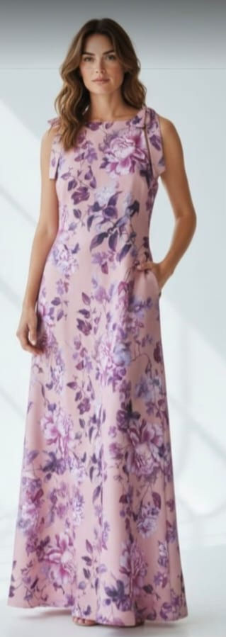Loka Halterneck Floral Dress - Size XL