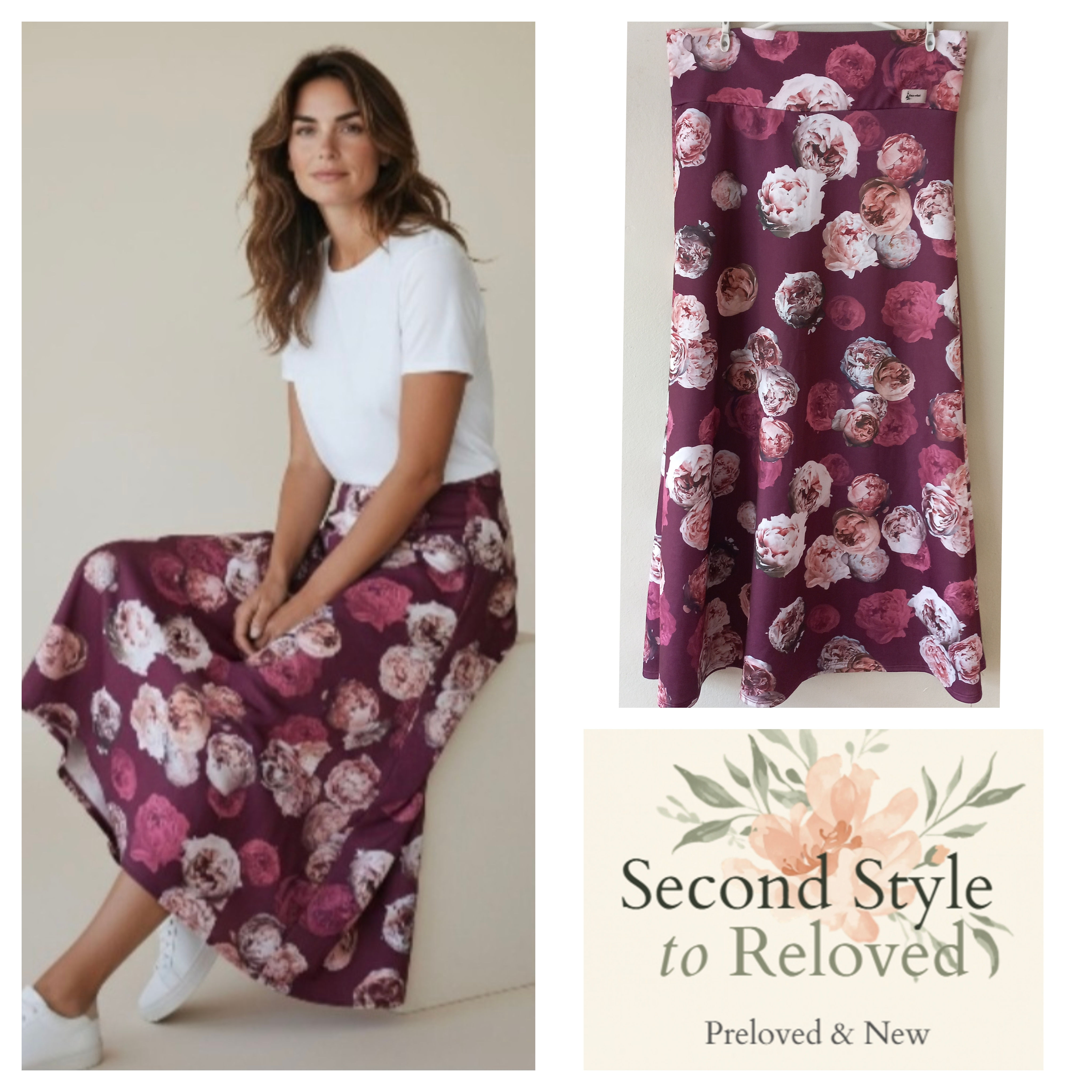 Jazche Floral Skirt - Size L