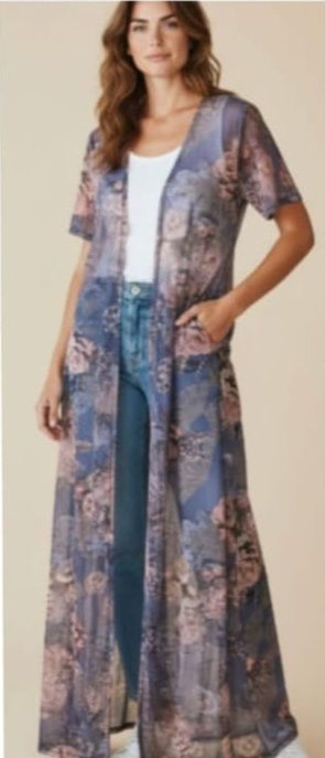 Loka Mesh Floral Jacket - Size L