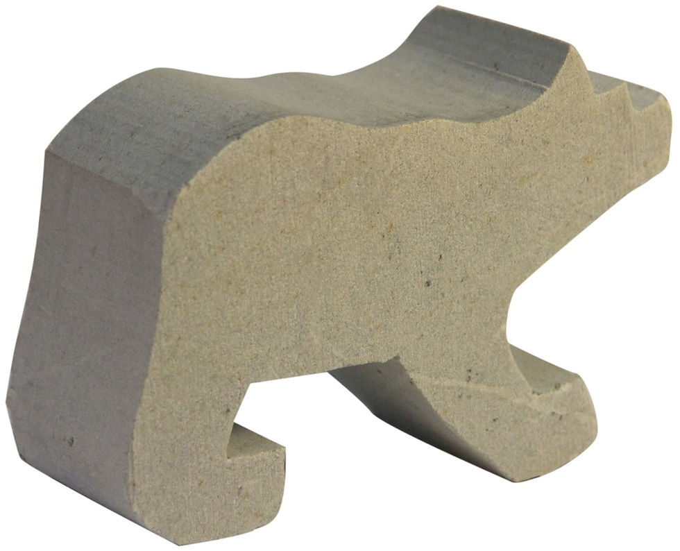 Thumbnail: Bear Medium Soapstone Carving Kit