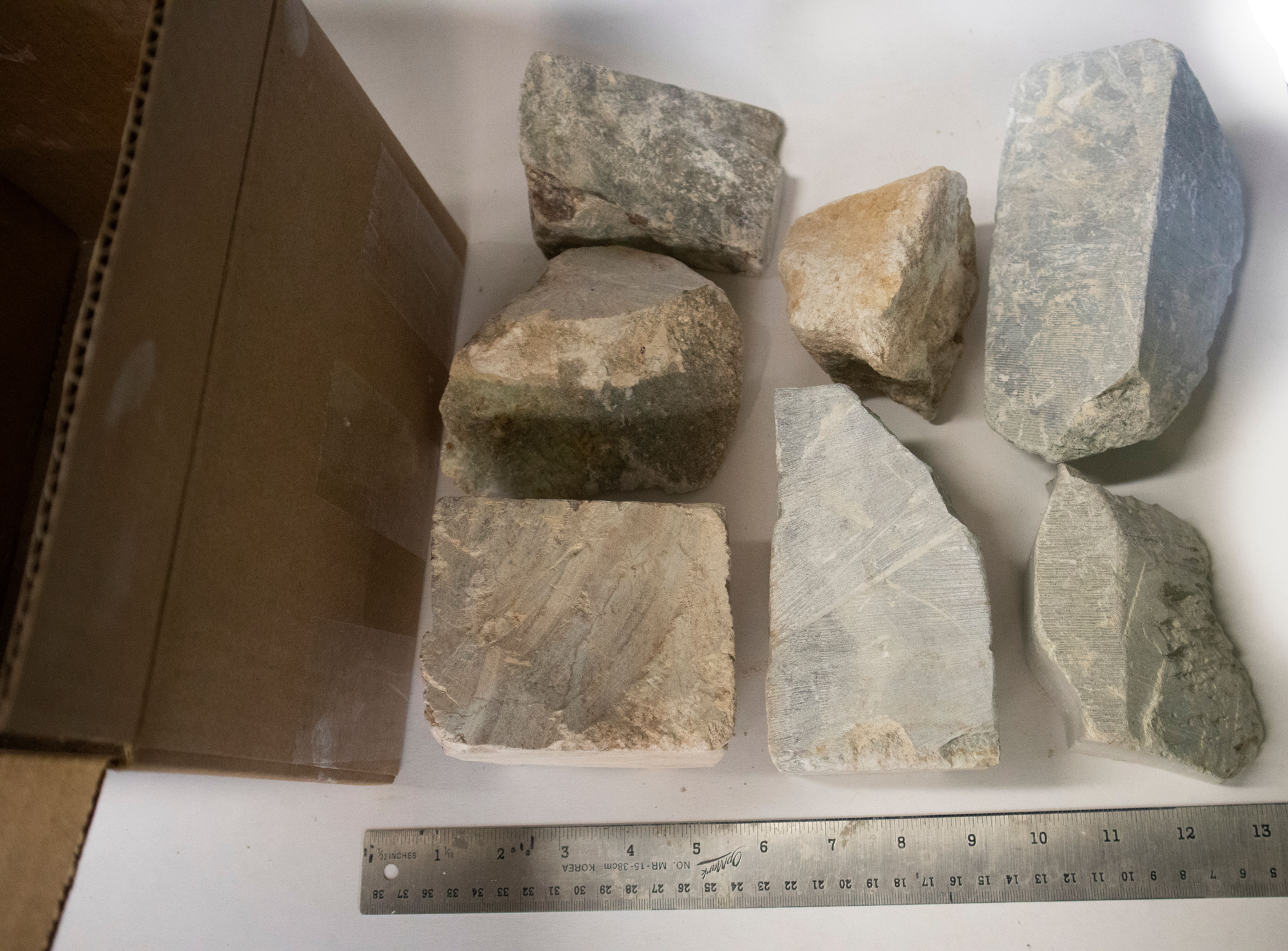 15lb Brazilian Soapstone Medium Chunk Box