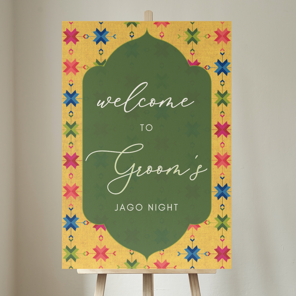 Thumbnail: Phulkari Jago Welcome Sign