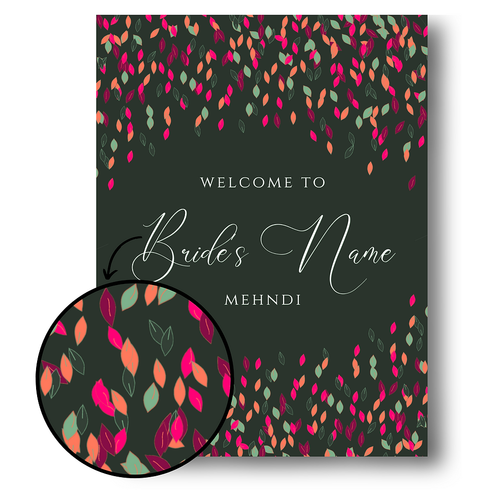 Thumbnail: Mehndi Welcome Sign