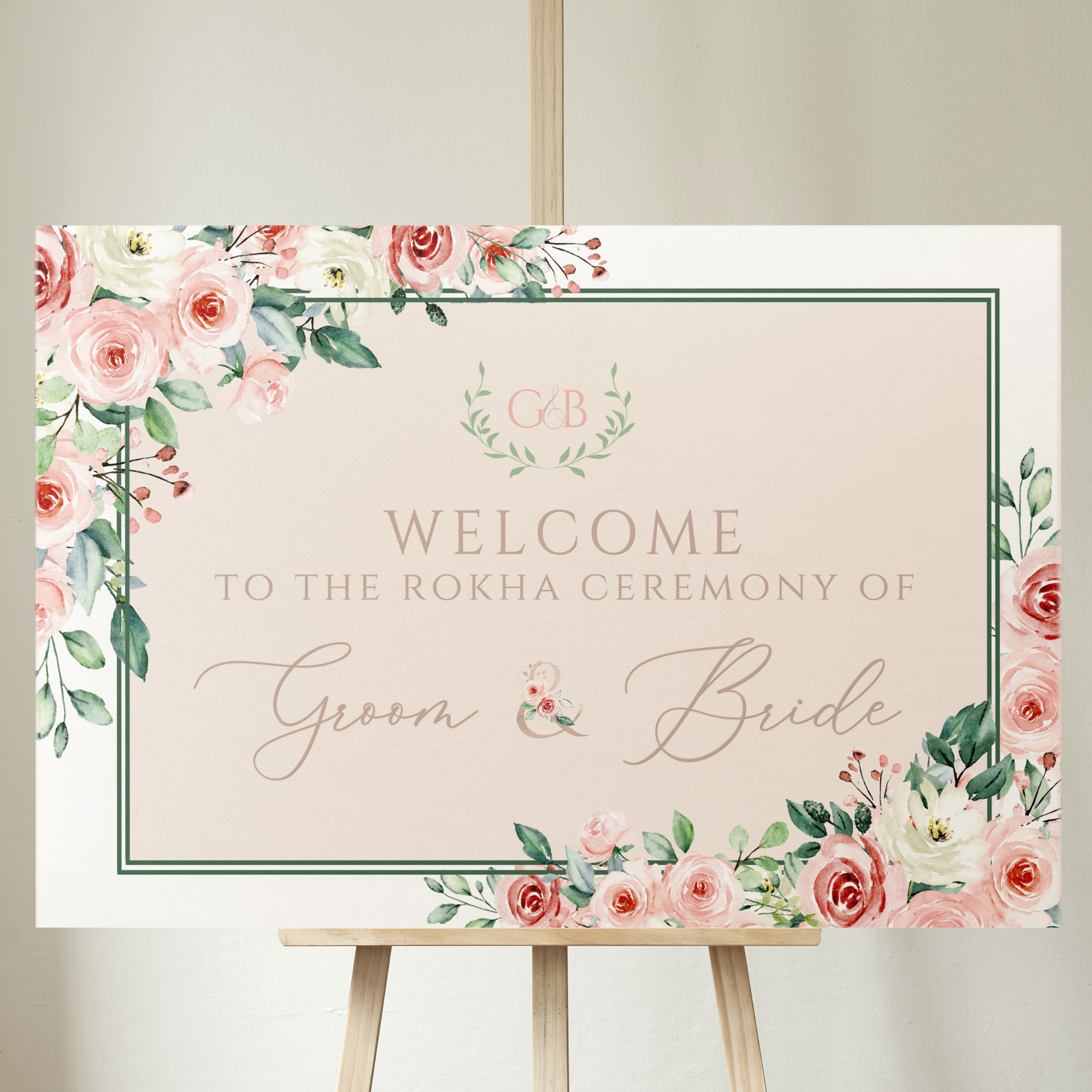 Rokha Ceremony Welcome Sign