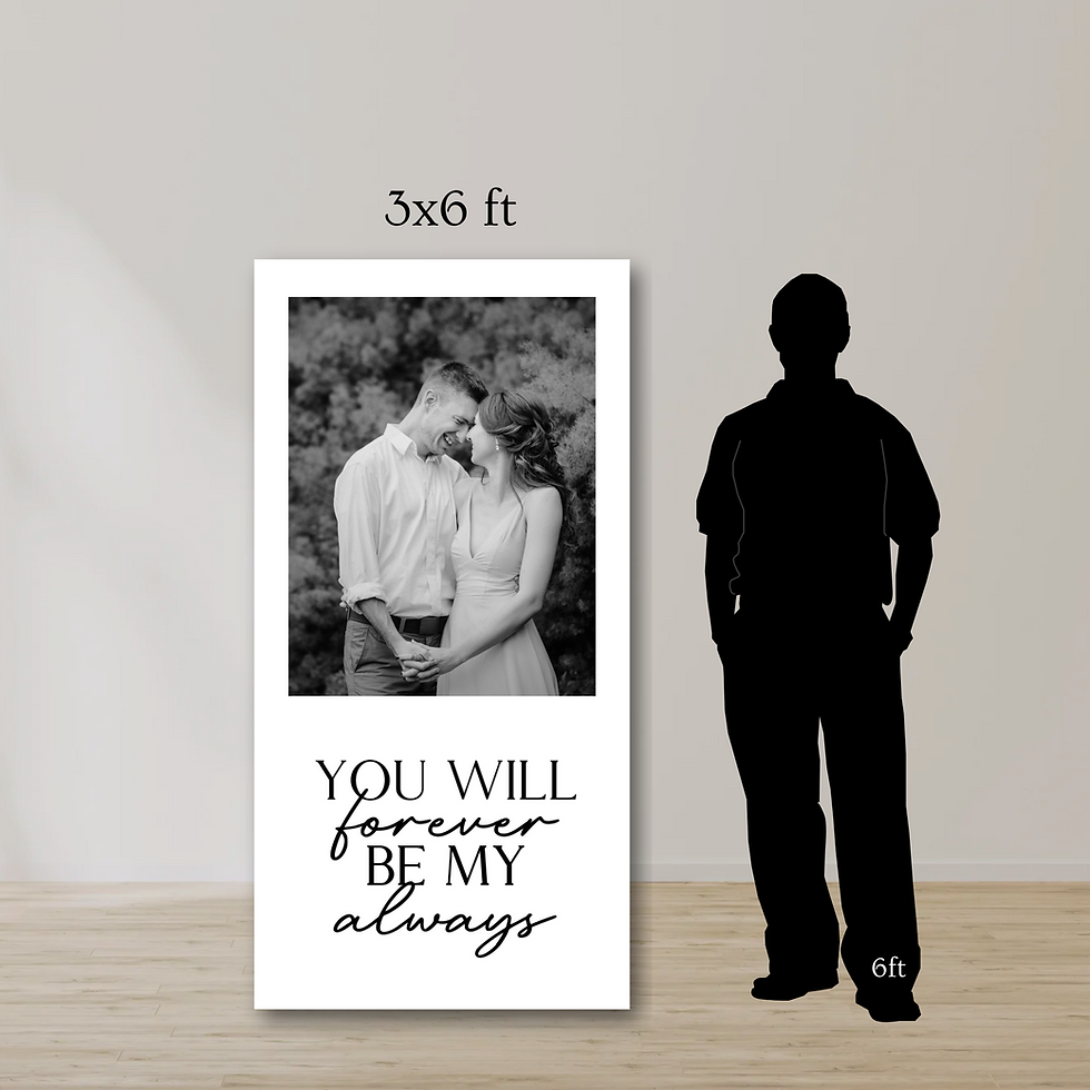 Thumbnail: Large Panel Display (Monogram + Quote)