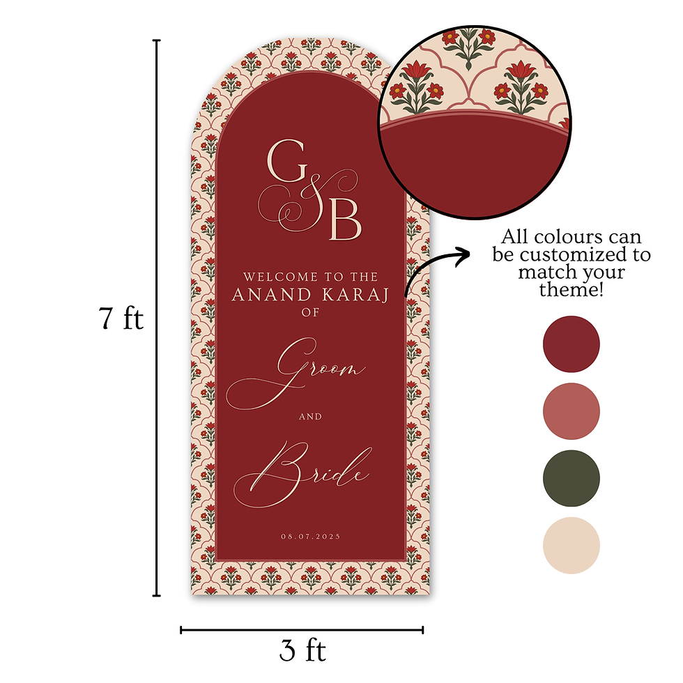 Thumbnail: Anand Karaj Sign | Arch (Large Panel)