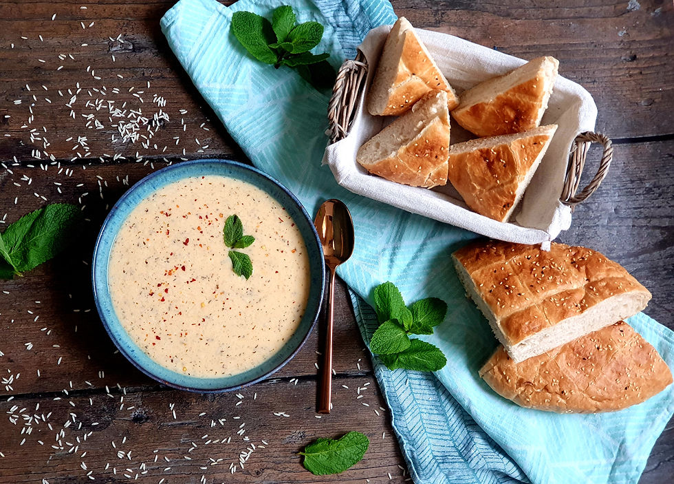 Vegane Yayla Corbasi - Türkische Reissuppe