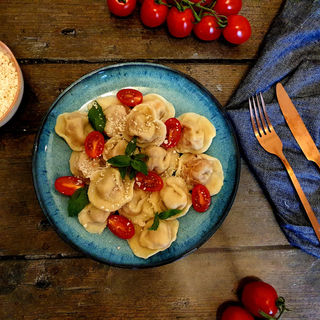 Vegane Hackvleischtortelloni
