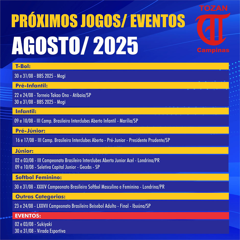 Proximos Jogos - SEGUNDO SEMESTRE 3