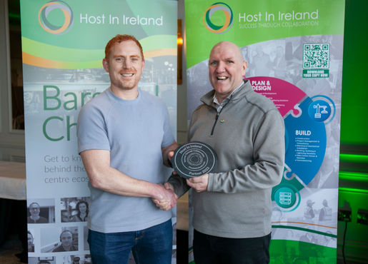 Niall Clarke CAI Host in Ireland Pavilion Datacloud Monaco 2023