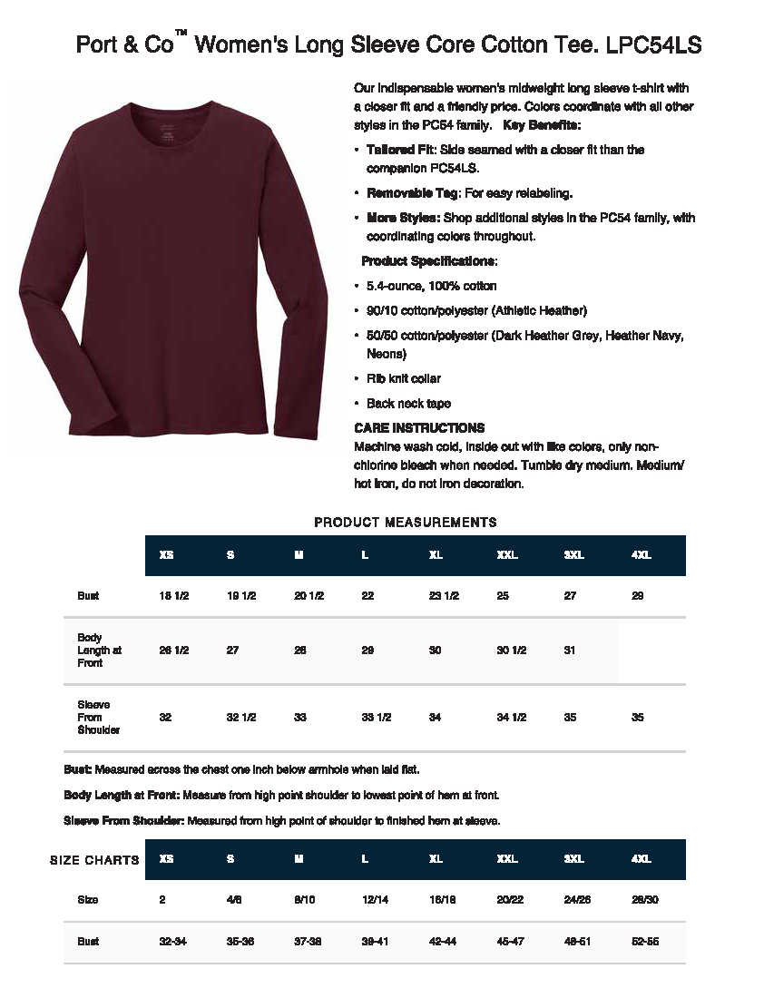 Thumbnail: 2026 Fleet Shirt-Women's Long Sleeve Crew Neck